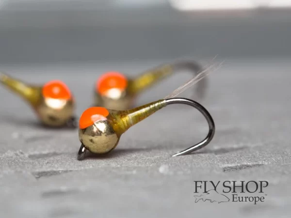 6045_orange-olive-perdigon-nymph FSヨーロッパ | FS Europe - 「ペルディゴンニンフ」完成品フライ単体